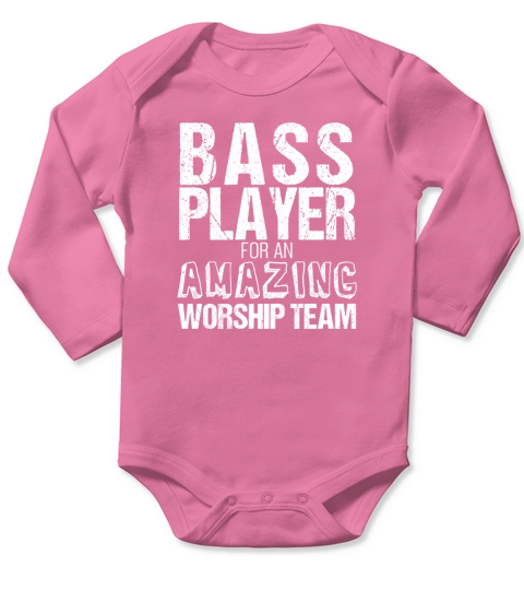 Christian Bass Guitar Long Sleeve Baby One-Piece