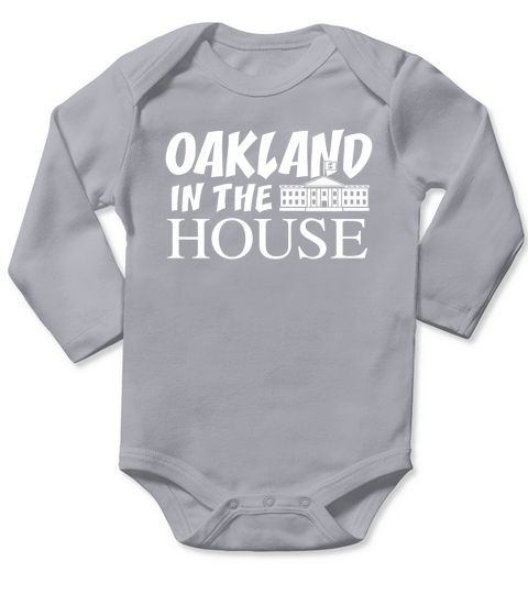 Oaklandish Oakland In The House Long Sleeve Baby One-Piece