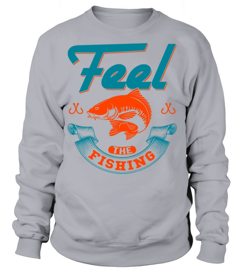 Feel the Fishing Gift Trout Catfish Angling Women's Sweatshirt