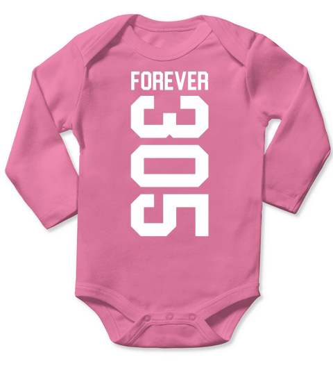 Forever 305 Shirt The South Florida Shirt Miami Shirt Long Sleeve Baby One-Piece