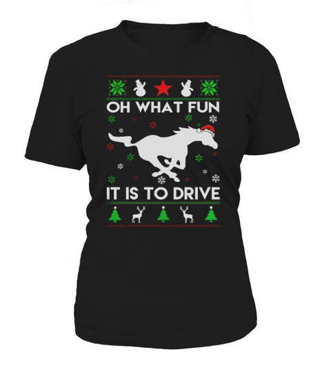 Mustang-Oh What Fun It Is To Drive T-Shirt Woman