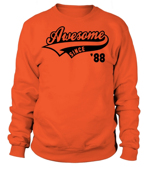 Birthday Shirt - Awesome Since 1988 Men's Sweatshirt