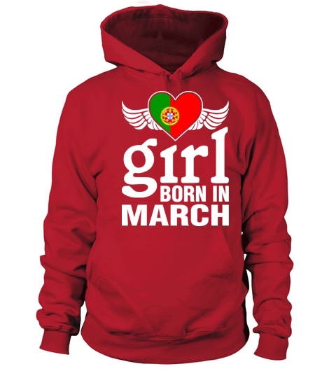 Portuguese Girl Born In March Women's Hoodie