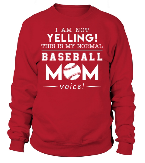 Baseball Mom Voice Shirt Women's Sweatshirt