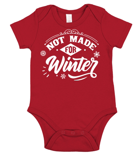 Not Made For Winter Short Sleeve Baby One-Piece