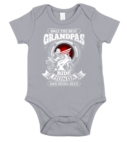 BEST GRANDPAS HONDA Short Sleeve Baby One-Piece