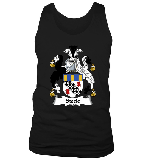 Steele Family Crest British Family Crests Tank Top Unisex