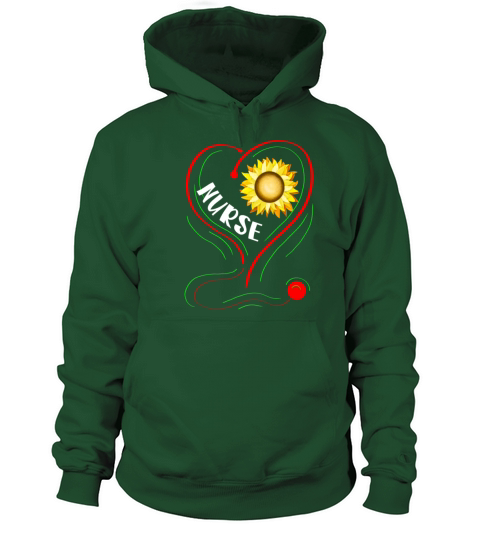 Sunflower Love Nurse Women's Hoodie