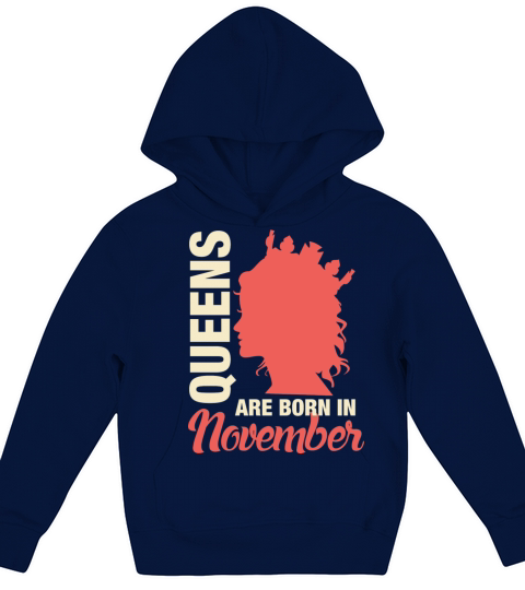 Born In November Kids Hoodie