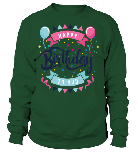 Happy Birthday Emblem Women's Sweatshirt