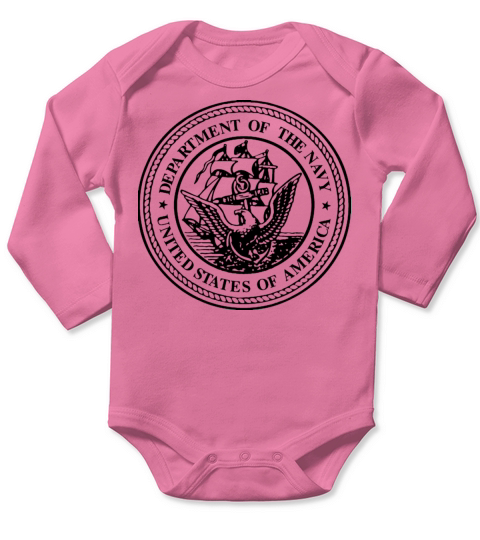 US Navy Long Sleeve Baby One-Piece