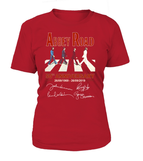 The Beatle Abbey road 50th anniversary signatures T-Shirt Woman