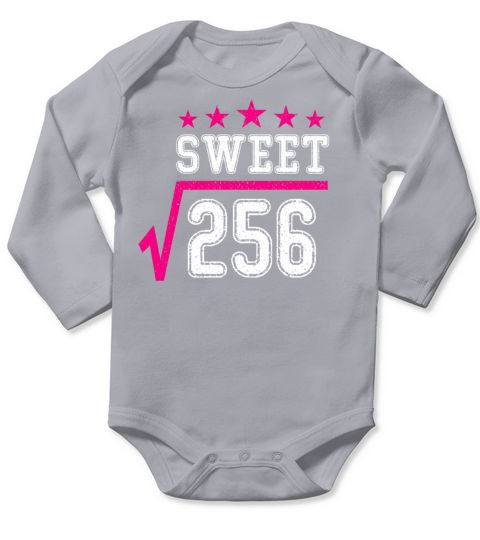 Sweet 16 - 16th Birthday Funny Sixteen Years Gift Long Sleeve Baby One-Piece