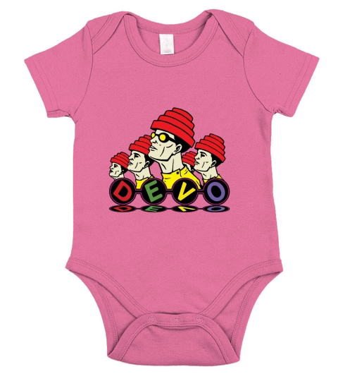 Devo Band Cute Men Music Band Short Sleeve Baby One-Piece