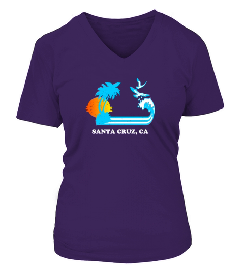 SANTA CRUZ Women's V-Neck T-shirt