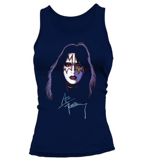 Ace Frehley Kiss Rock Band Signature Tank top Woman