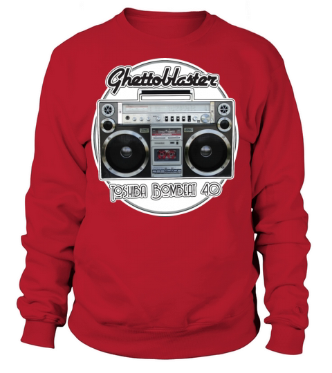 Boombox Toshiba RT-S913 BomBeat 40 Ghettoblaster Women's Sweatshirt