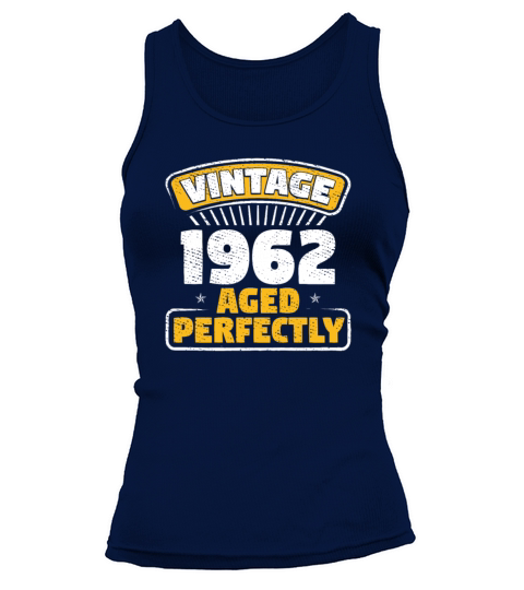 Vintage 1962 Aged Perfectly Birthday Gift Tank top Woman