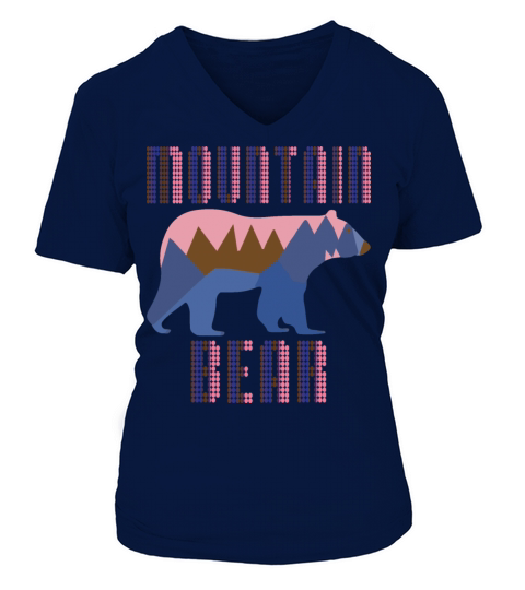 Mountain Bear Women's V-Neck T-shirt