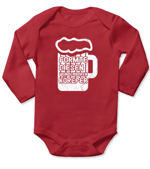 Beer Garden Long Sleeve Baby One-Piece