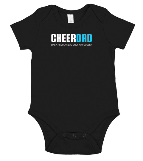 Mens Cheer Dad Shirt, Funny Cute Fathers Day Gift Black Men B071J3G239 1 Short Sleeve Baby One-Piece