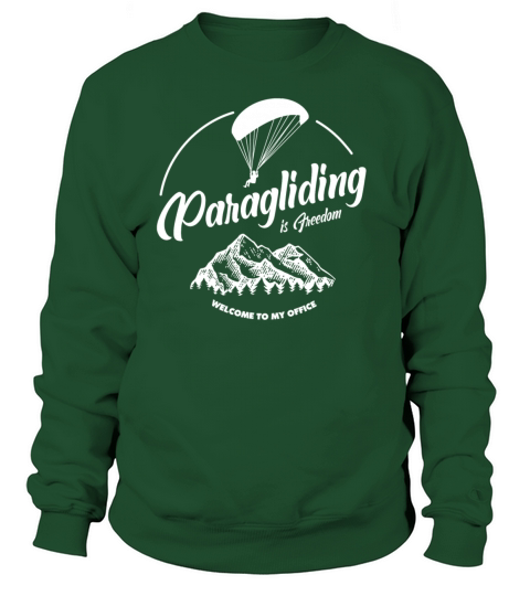 paragliding is freedom - paraglider present Women's Sweatshirt