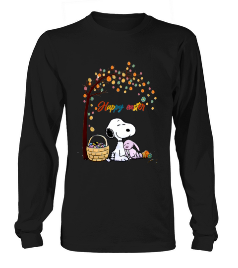 Snoopy Happy Easter T Shirt Happy Easter Shirt Women's Long Sleeve