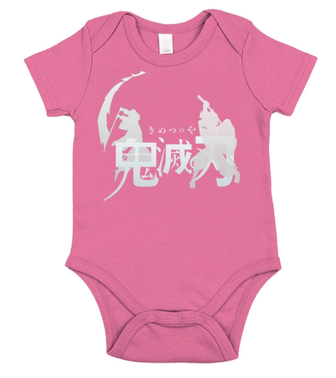 Demon Slayer Short Sleeve Baby One-Piece