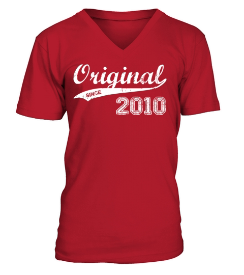 2010 Men's V-Neck T-shirt