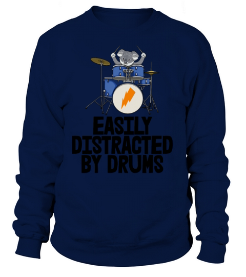 Easily Distracted By Drums KOALA Women's Sweatshirt