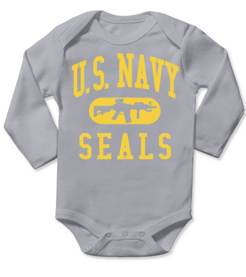 US Navy SEALS Long Sleeve Baby One-Piece