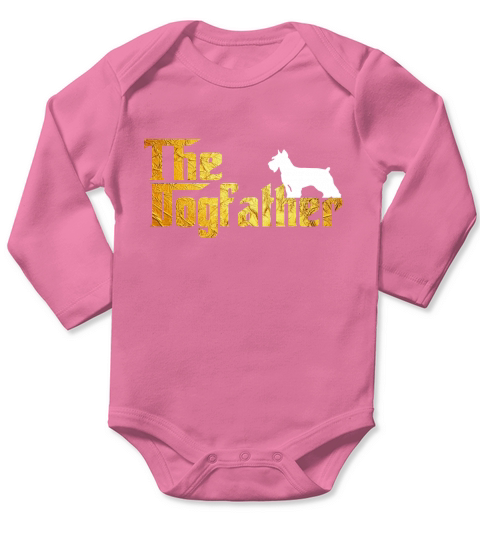 Bullmastiff Dogfather T Shirt - Bullmastiff Lover Gifts Long Sleeve Baby One-Piece