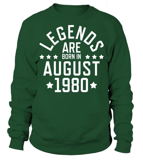 Legends are born August 1980 Men's Sweatshirt