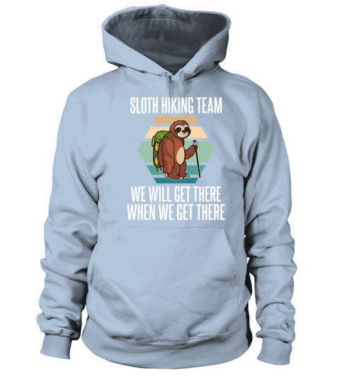 Sloth Hiking Team Women's Hoodie
