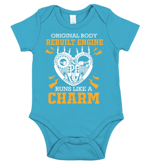 Heart Surgery Original Body Rebuilt Engine Short Sleeve Baby One-Piece