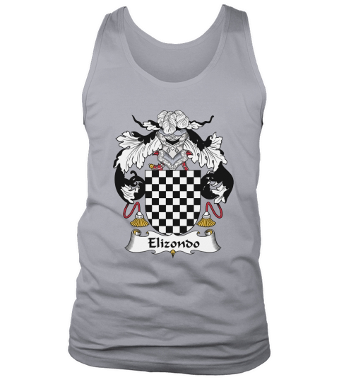 Elizondo Family Crest Spanish Family Crests Tank Top Unisex