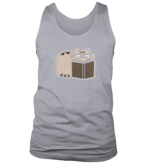 Pusheen The Cat Reading Juniors Tank Top Unisex