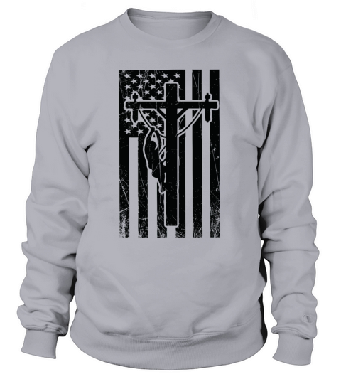Lineman American Flag Women's Sweatshirt