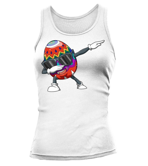 Easter Easter egg dabbing winning pose for a Tank top Woman
