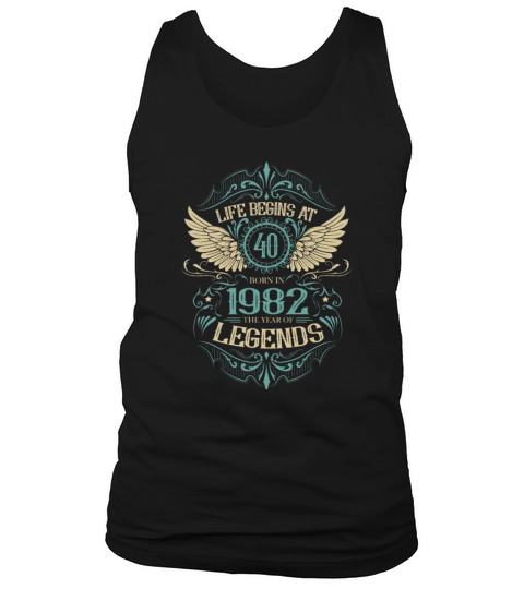 40th birthday vintage 1982 grand piano Men's Tank Top