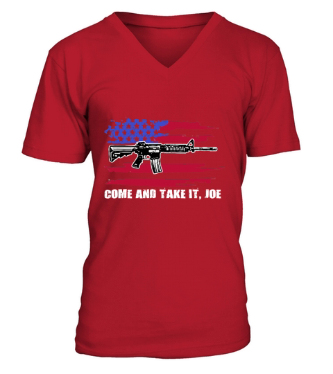 Rights Come and Take It Joe V-Neck T-shirt