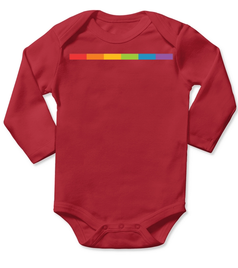 LGBT pride Gay Rainbow Symbol Long Sleeve Baby One-Piece