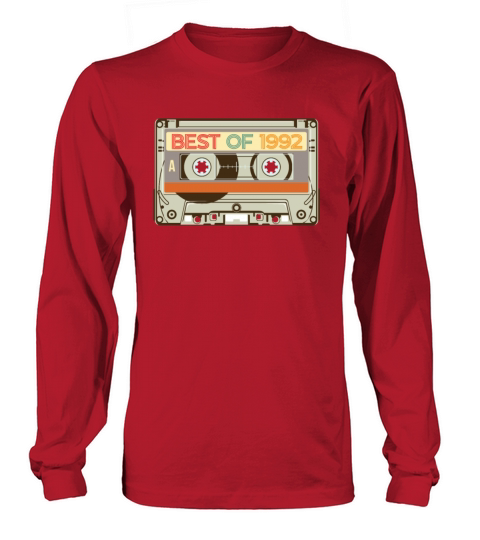 Vintage Cassette Tape Birthday Gifts Retro Born Men's Long Sleeve