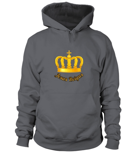 Jesus Reigns logo 3 Women's Hoodie