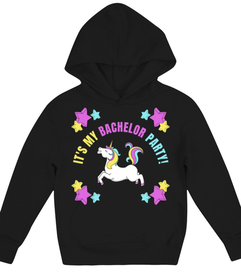 Its My Bachelor Party Unicorn Kids Hoodie