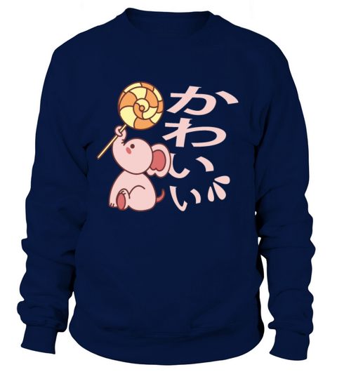 Cute Kawaii Elephant Sweet Animals Japan Women's Sweatshirt