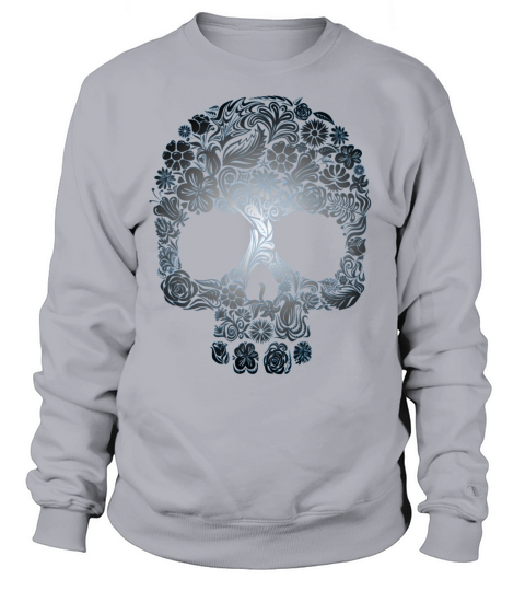 Floral Skull Women's Sweatshirt