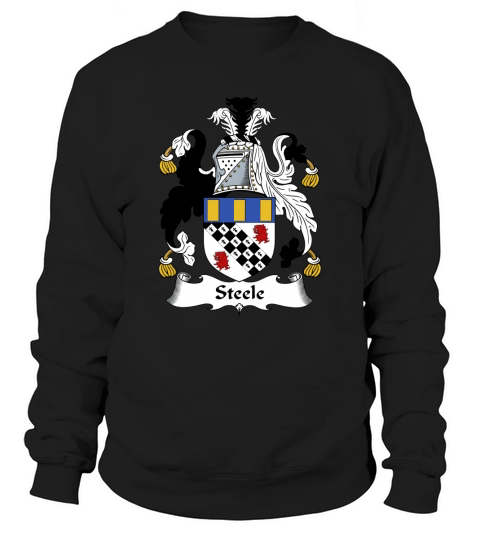 Steele Family Crest British Family Crests Sweatshirt Unisex