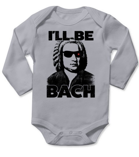 be Bach Design Johannes Sebastian Bach Classic Music Long Sleeve Baby One-Piece