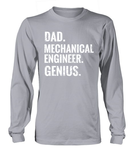 Mechanical Engineering For Mechanical Engineer Dad Men's Long Sleeve
